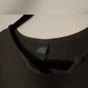 Wild Fable Ribbed Crop Top